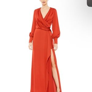 NWT Mac Duggal - Prom - Engagement - Wedding Guest - #26895 -  Red/Rust Dress